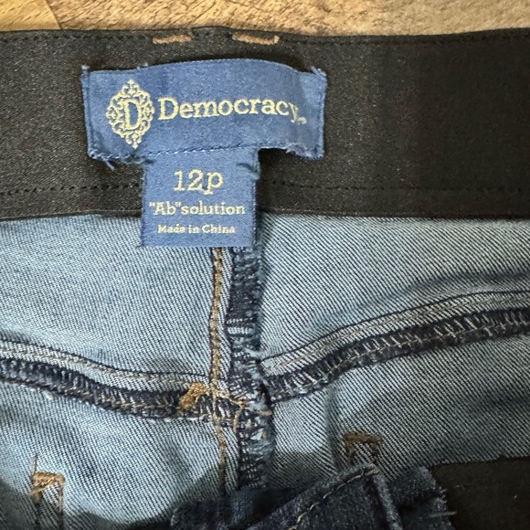 Democracy Ab Solution Dark Blue Women's Boot Cut Jeans - Picture 2 of 13